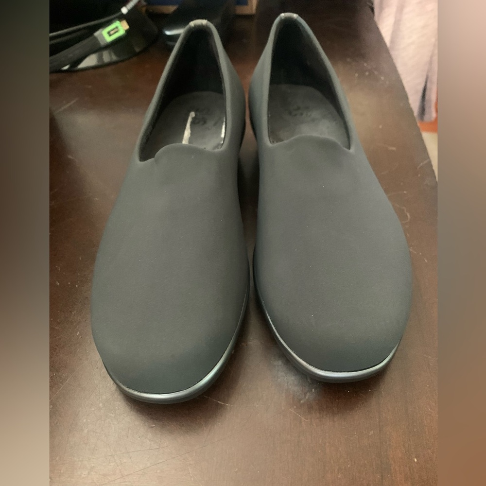 SAS TriPad Comfort Foot Bed size 8W never worn gray wedge $134 new, $90 Zappo